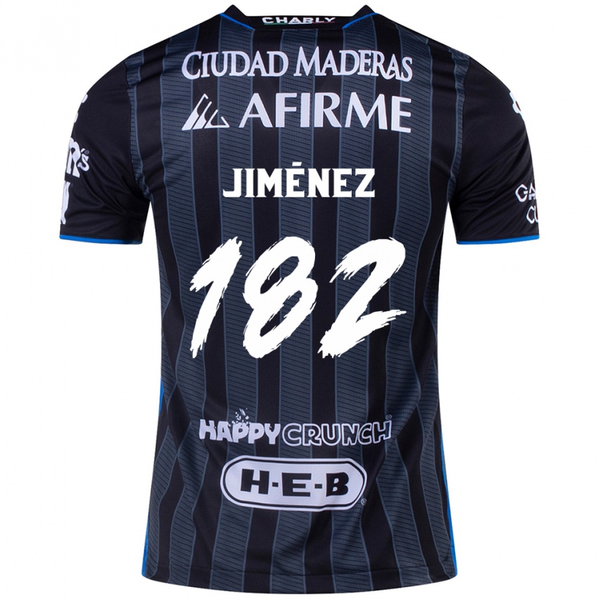 Niño Camiseta Carlos Jiménez #182 Blanco Negro 2ª Equipación 2024/25 La Camisa Chile