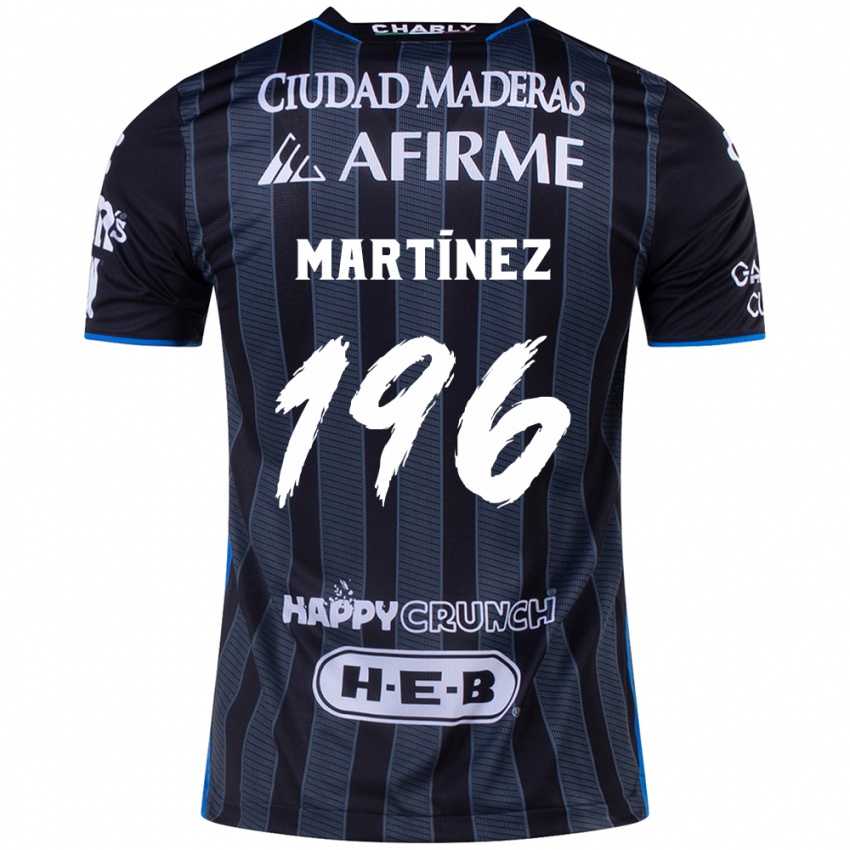 Niño Camiseta Diego Martínez #196 Blanco Negro 2ª Equipación 2024/25 La Camisa Chile