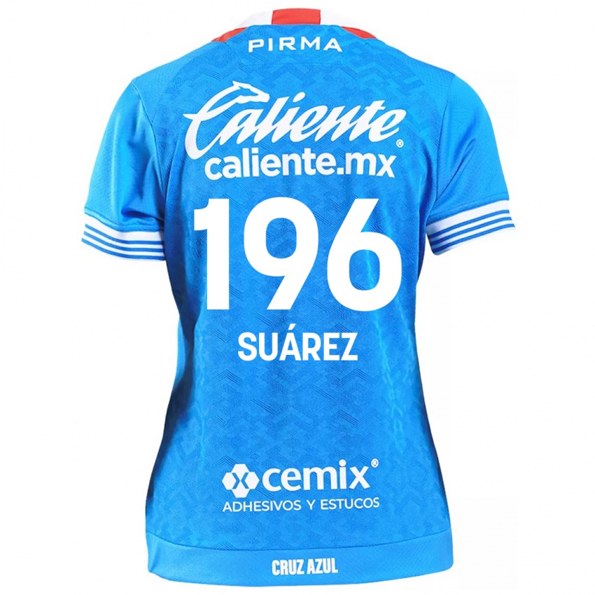 Hombre Camiseta Javier Suárez #196 Cielo Azul 1ª Equipación 2024/25 La Camisa Chile