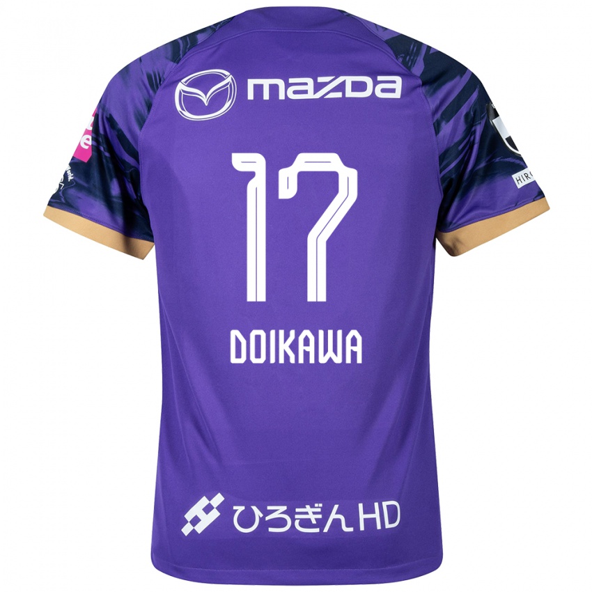 Hombre Camiseta Haruto Doikawa #17 Púrpura Blanco 1ª Equipación 2024/25 La Camisa Chile