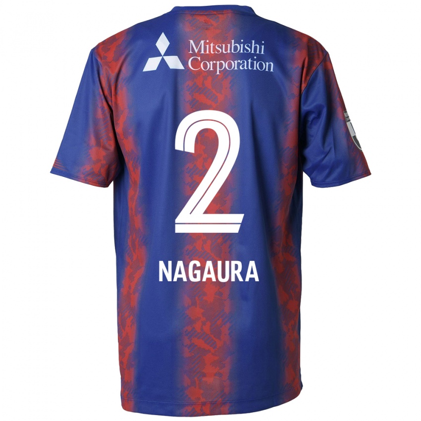 Hombre Camiseta Koshi Nagaura #2 Azul Rojo 1ª Equipación 2024/25 La Camisa Chile