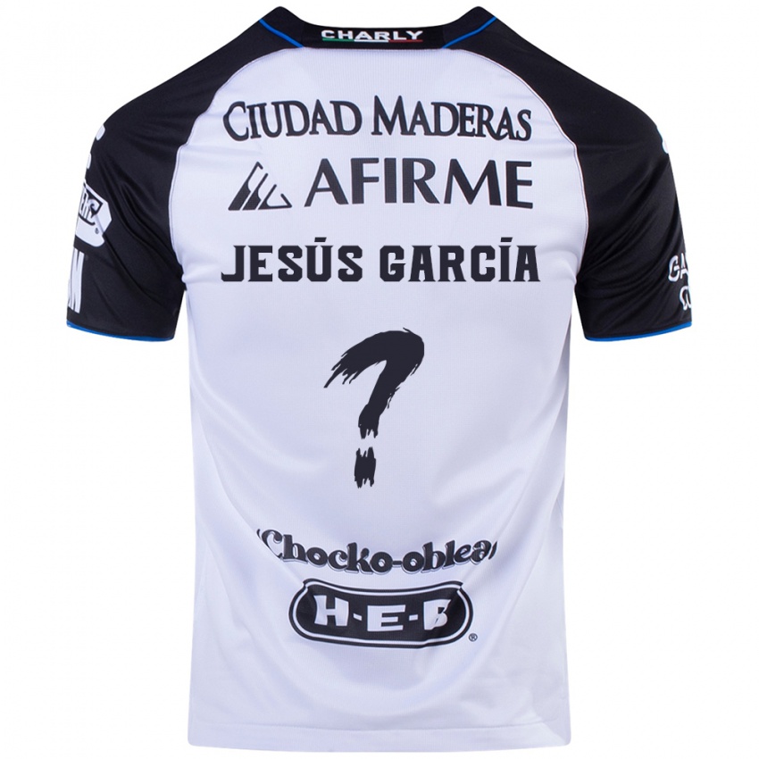 Hombre Camiseta Jesús García #0 Azul Negro 1ª Equipación 2024/25 La Camisa Chile