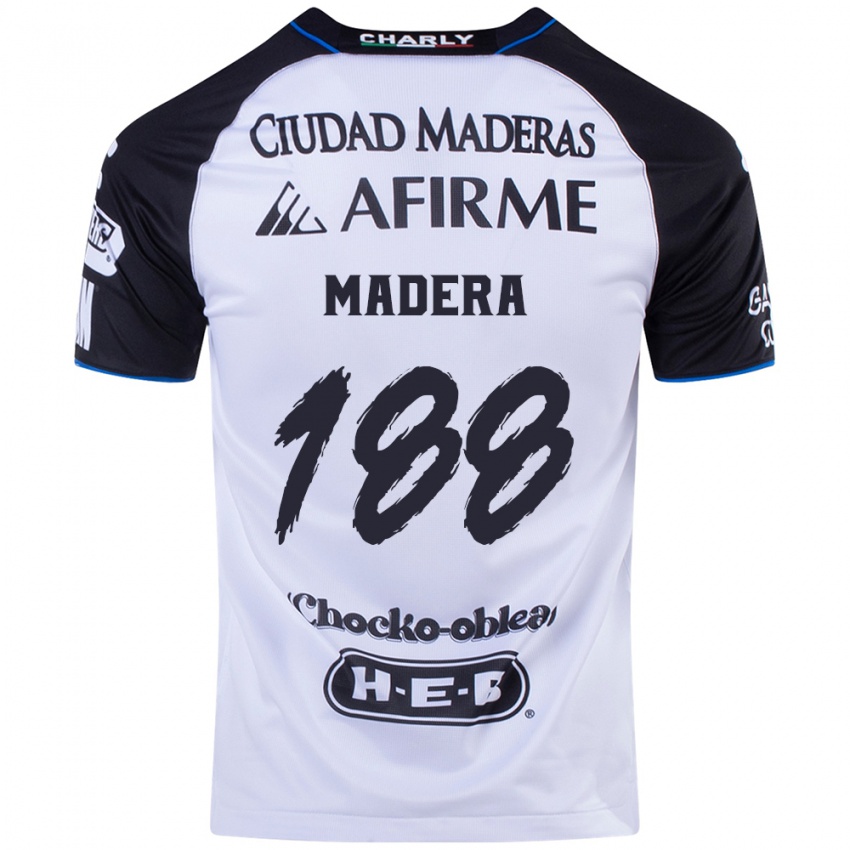 Hombre Camiseta Héctor Madera #188 Azul Negro 1ª Equipación 2024/25 La Camisa Chile