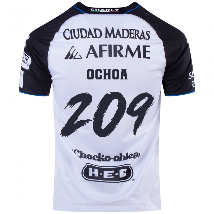 Hombre Camiseta José Ochoa #209 Azul Negro 1ª Equipación 2024/25 La Camisa Chile