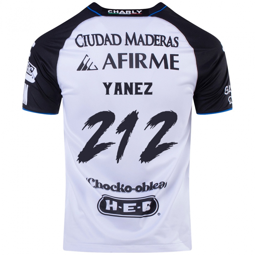 Hombre Camiseta Sebastián Yánez #212 Azul Negro 1ª Equipación 2024/25 La Camisa Chile