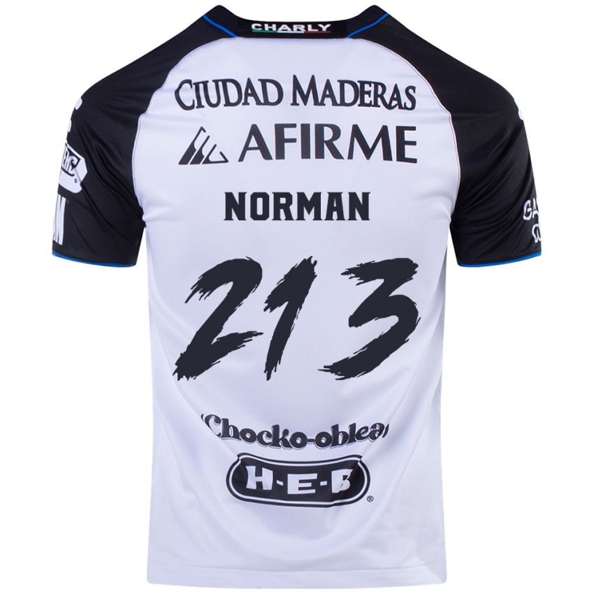 Hombre Camiseta Humberto Norman #213 Azul Negro 1ª Equipación 2024/25 La Camisa Chile