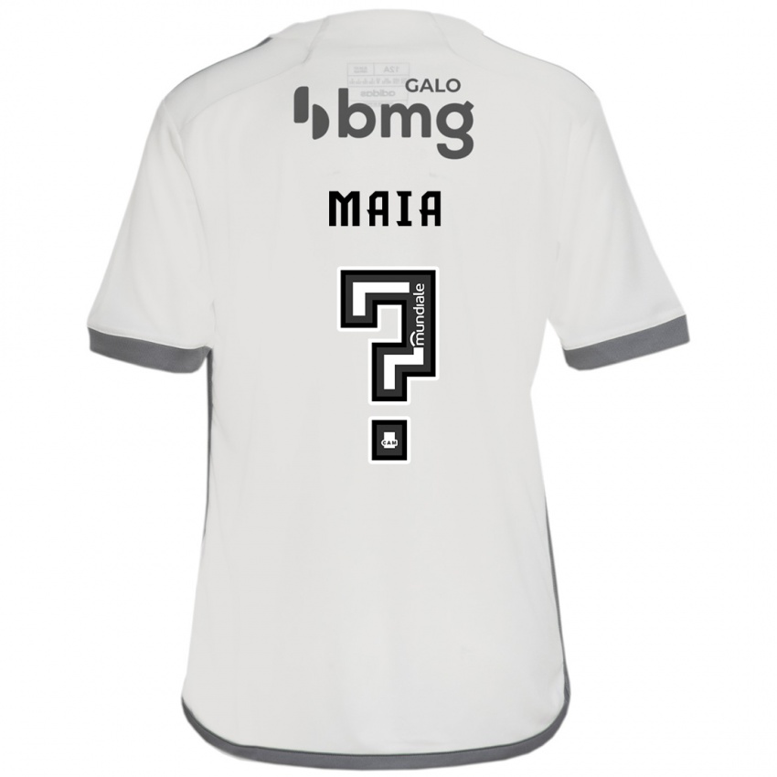 Hombre Camiseta Caio Maia #0 Blanquecino 2ª Equipación 2024/25 La Camisa Chile