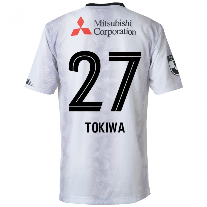 Hombre Camiseta Kyota Tokiwa #27 Blanco Negro 2ª Equipación 2024/25 La Camisa Chile