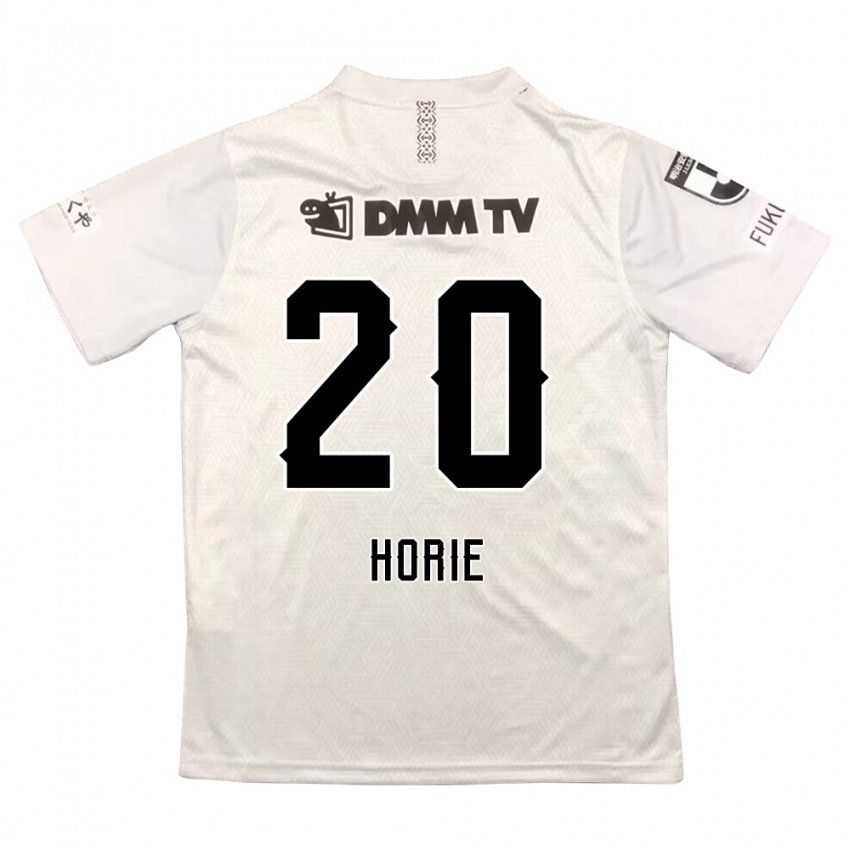 Hombre Camiseta Hibiki Horie #20 Gris Negro 2ª Equipación 2024/25 La Camisa Chile