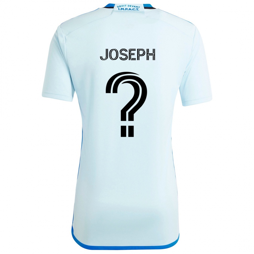 Hombre Camiseta Sebastien Joseph #0 Azul Hielo 2ª Equipación 2024/25 La Camisa Chile