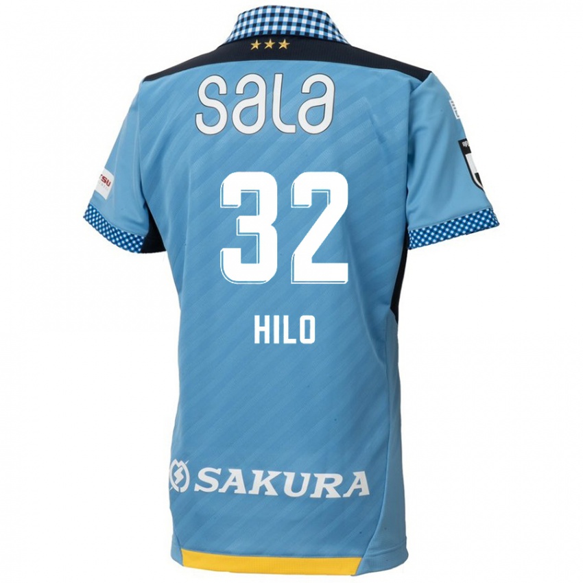 Mujer Camiseta Hassan Hilo #32 Azul Negro 1ª Equipación 2024/25 La Camisa Chile