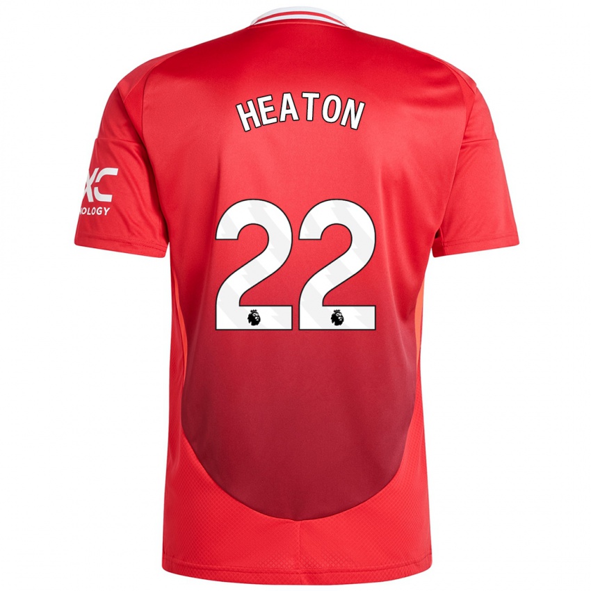 Niño Camiseta Tom Heaton #22 Rojo Brillante 1ª Equipación 2024/25 La Camisa Chile