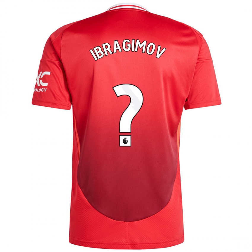 Niño Camiseta Amir Ibragimov #0 Rojo Brillante 1ª Equipación 2024/25 La Camisa Chile