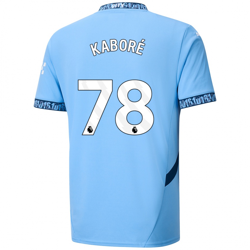 Niño Camiseta Issa Kabore #78 Azul Marino 1ª Equipación 2024/25 La Camisa Chile