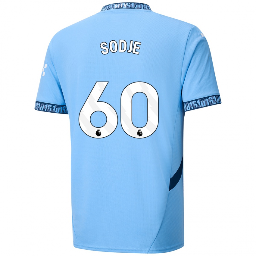 Niño Camiseta Tai Sodje #60 Azul Marino 1ª Equipación 2024/25 La Camisa Chile