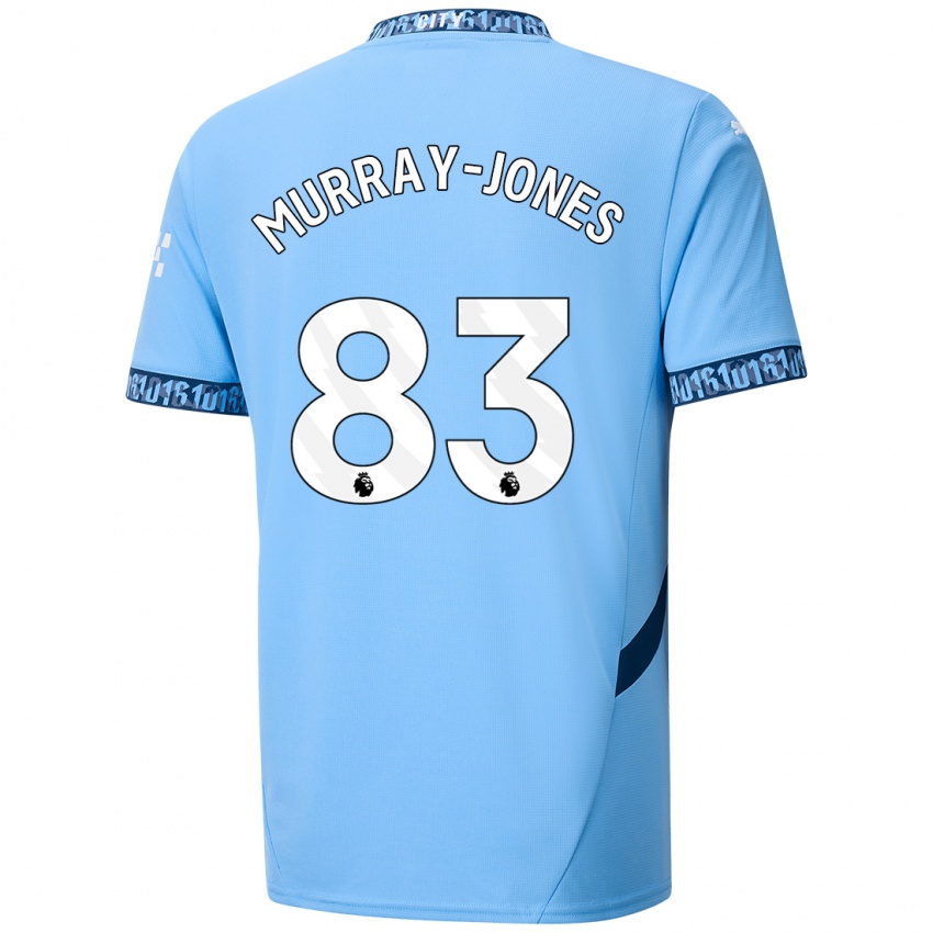 Niño Camiseta George Murray-Jones #83 Azul Marino 1ª Equipación 2024/25 La Camisa Chile