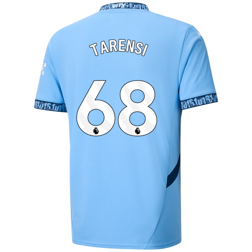 Niño Camiseta Oscar Tarensi #68 Azul Marino 1ª Equipación 2024/25 La Camisa Chile