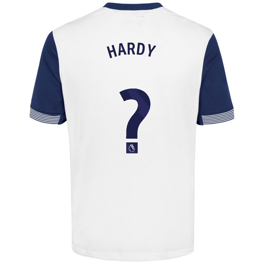 Niño Camiseta Malachi Hardy #0 Blanco Azul 1ª Equipación 2024/25 La Camisa Chile