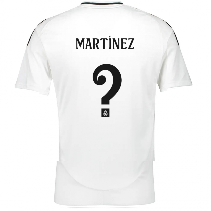 Niño Camiseta Antonio Martínez #0 Blanco 1ª Equipación 2024/25 La Camisa Chile