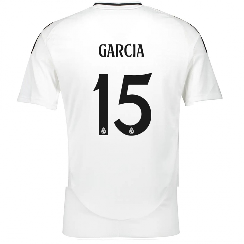 Niño Camiseta Sheila García #15 Blanco 1ª Equipación 2024/25 La Camisa Chile