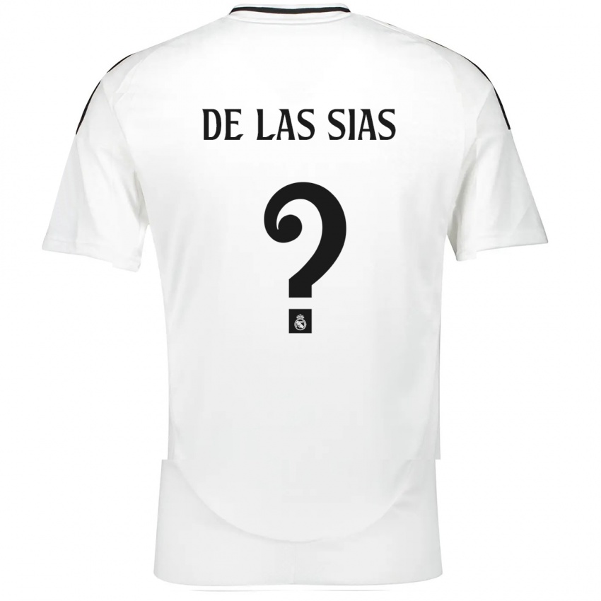 Niño Camiseta Marcos De Las Sias #0 Blanco 1ª Equipación 2024/25 La Camisa Chile