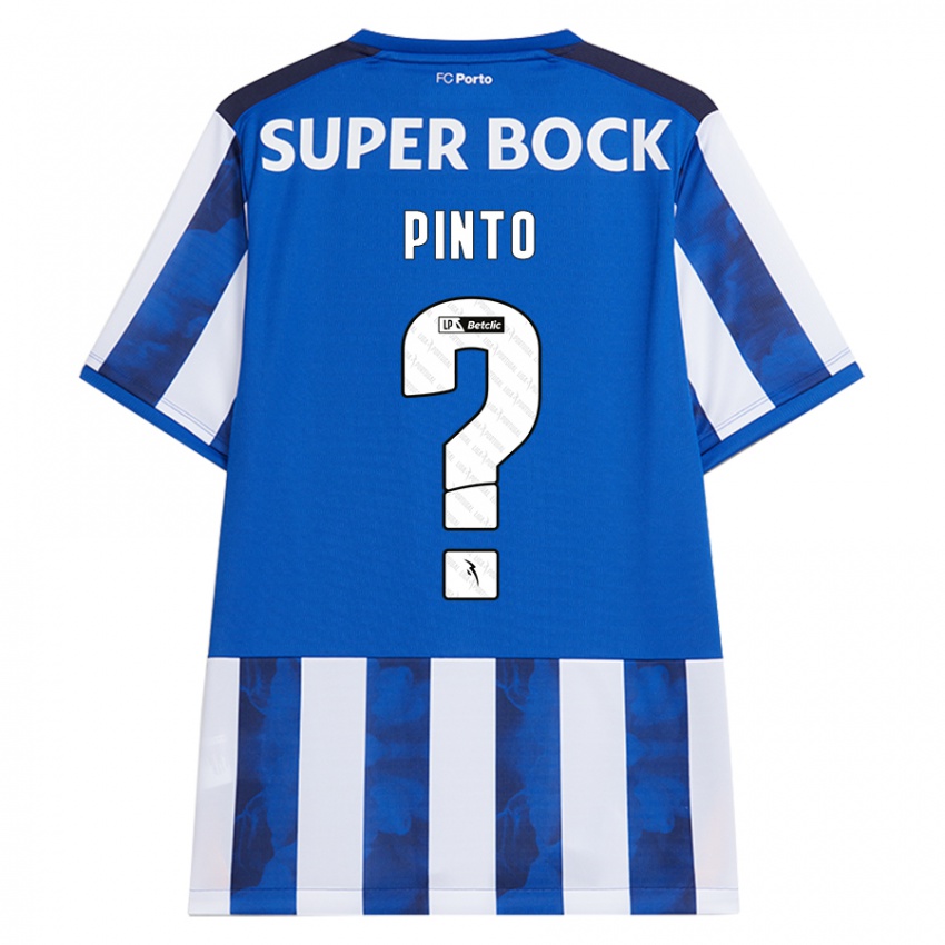 Niño Camiseta Gonçalo Pinto #0 Azul Blanco 1ª Equipación 2024/25 La Camisa Chile