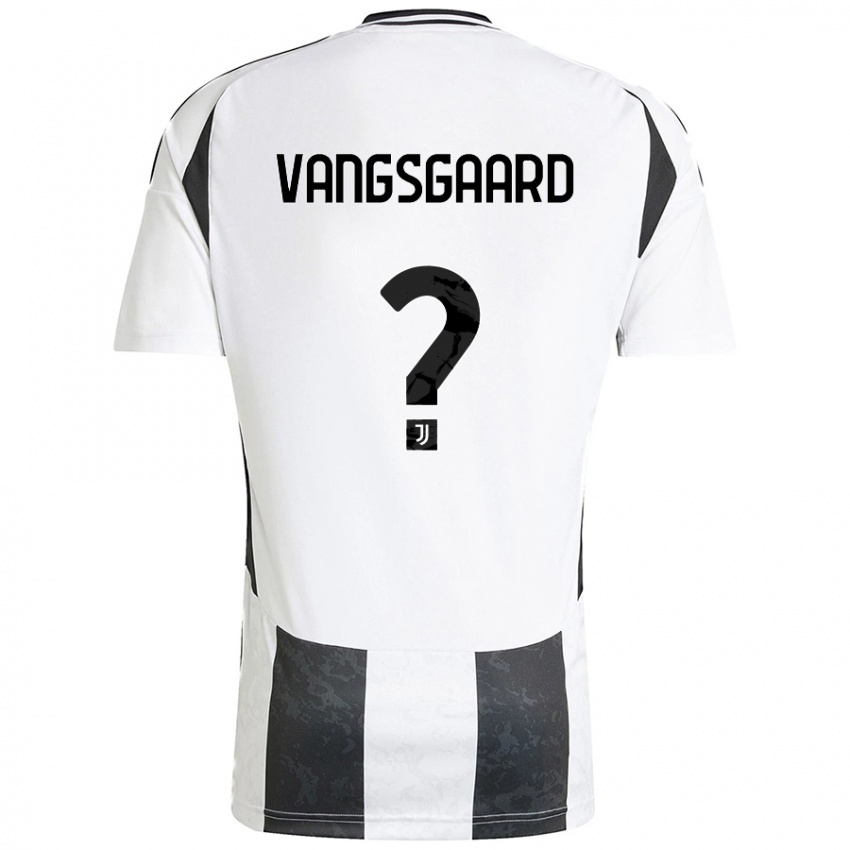 Niño Camiseta Amalie Vangsgaard #0 Blanco Negro 1ª Equipación 2024/25 La Camisa Chile