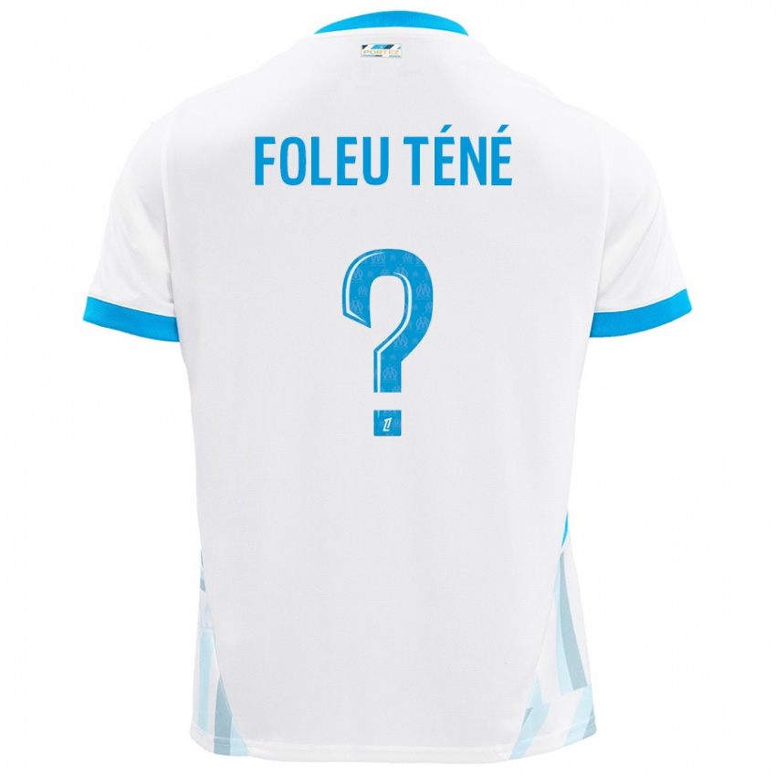 Niño Camiseta Krys Foleu Téné #0 Blanco Azul Cielo 1ª Equipación 2024/25 La Camisa Chile