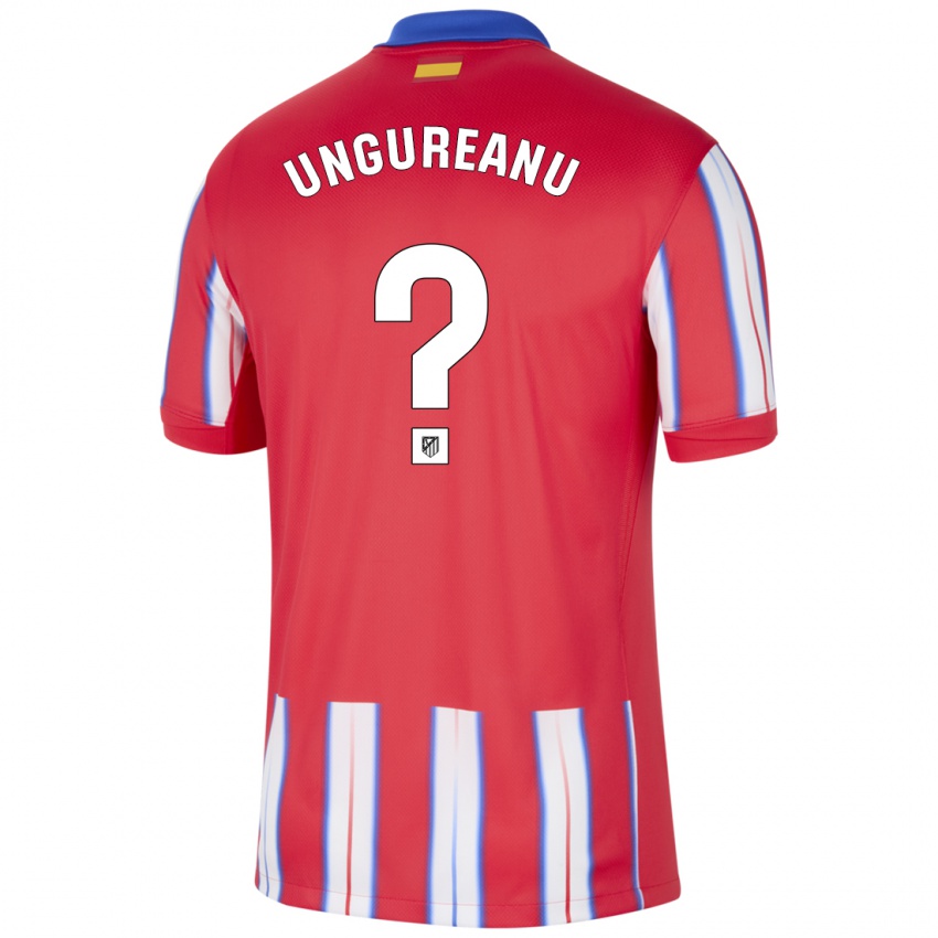 Niño Camiseta Bogdan Ungureanu #0 Rojo Blanco Azul 1ª Equipación 2024/25 La Camisa Chile