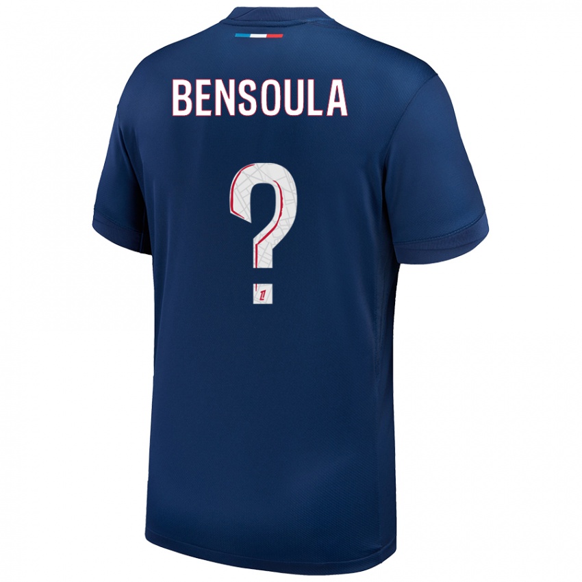 Niño Camiseta Kamil Bensoula #0 Azul Marino Blanco 1ª Equipación 2024/25 La Camisa Chile