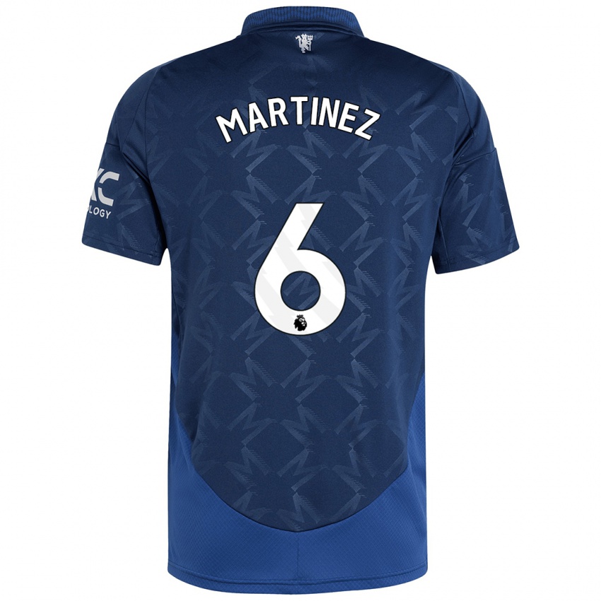 Niño Camiseta Lisandro Martínez #6 Índigo 2ª Equipación 2024/25 La Camisa Chile