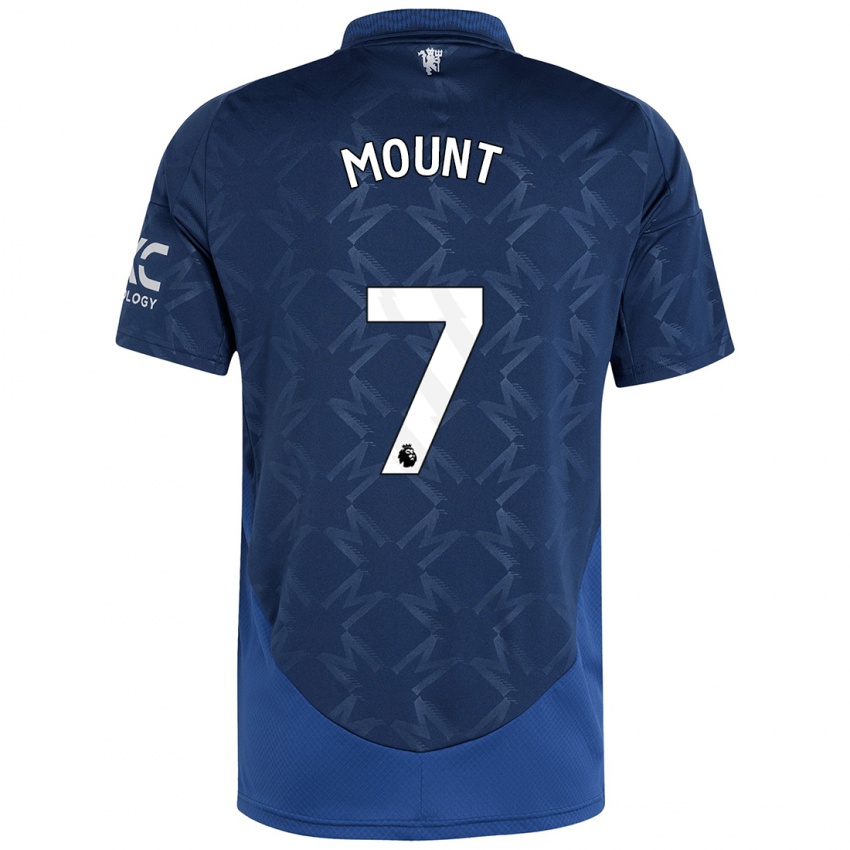 Niño Camiseta Mason Mount #7 Índigo 2ª Equipación 2024/25 La Camisa Chile