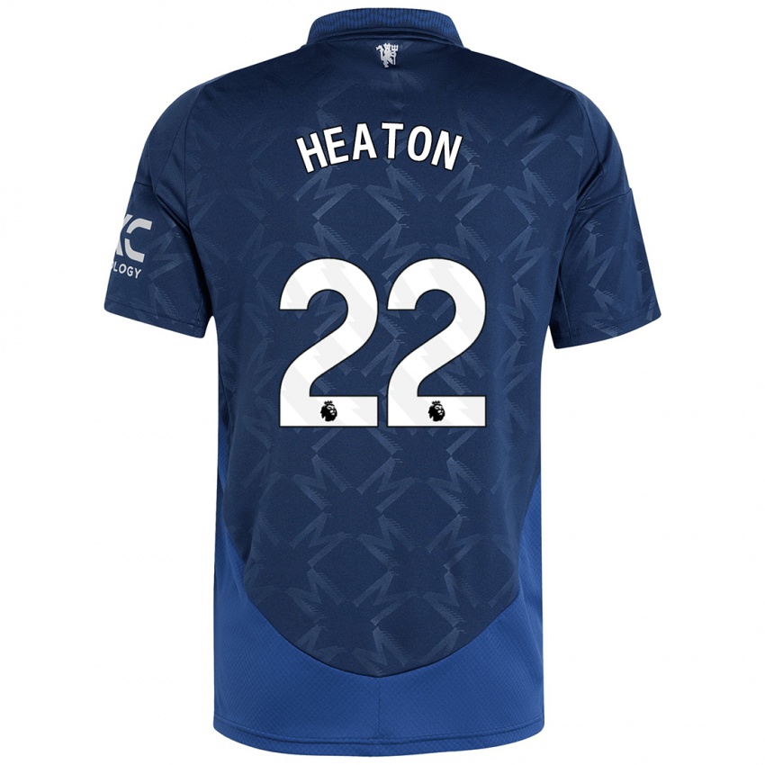 Niño Camiseta Tom Heaton #22 Índigo 2ª Equipación 2024/25 La Camisa Chile