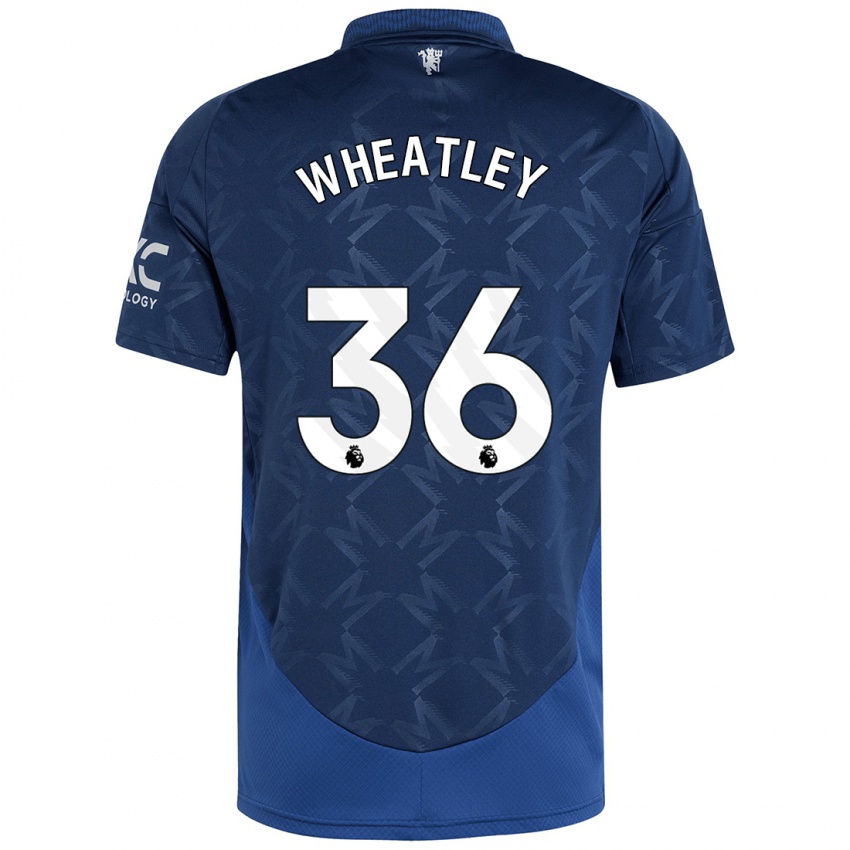 Niño Camiseta Ethan Wheatley #36 Índigo 2ª Equipación 2024/25 La Camisa Chile