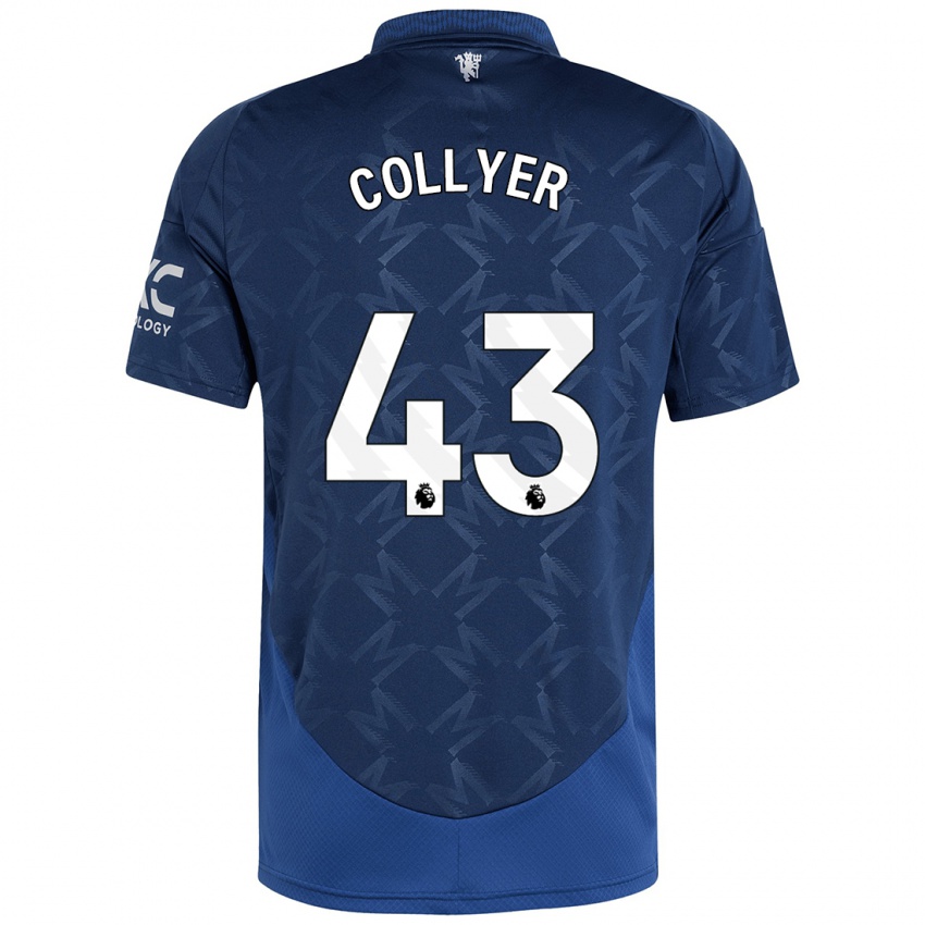 Niño Camiseta Toby Collyer #43 Índigo 2ª Equipación 2024/25 La Camisa Chile