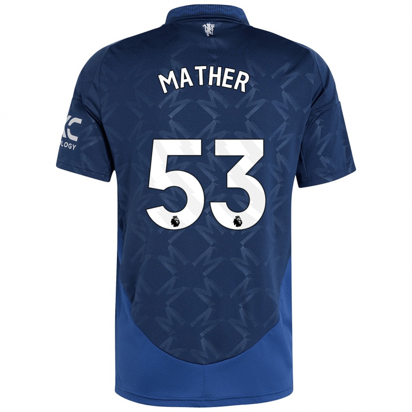 Niño Camiseta Sam Mather #53 Índigo 2ª Equipación 2024/25 La Camisa Chile