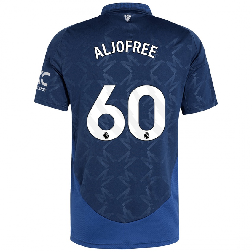 Niño Camiseta Sonny Aljofree #60 Índigo 2ª Equipación 2024/25 La Camisa Chile