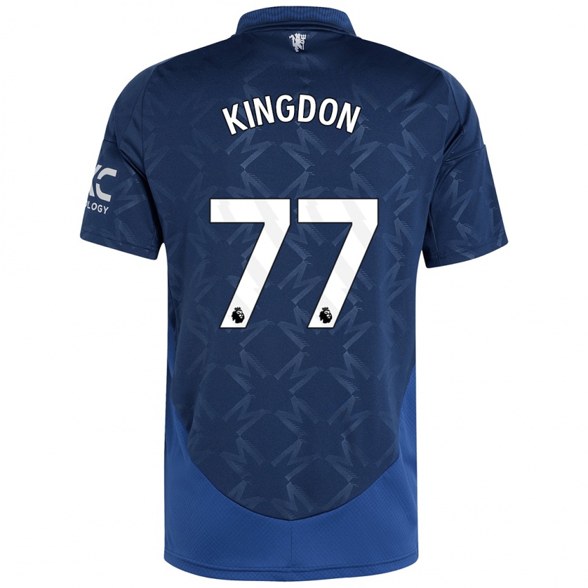 Niño Camiseta Jack Kingdon #77 Índigo 2ª Equipación 2024/25 La Camisa Chile