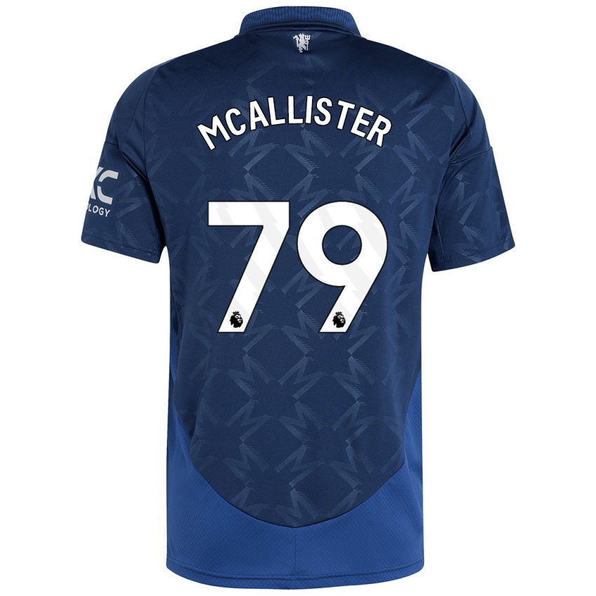 Niño Camiseta Finley Mcallister #79 Índigo 2ª Equipación 2024/25 La Camisa Chile