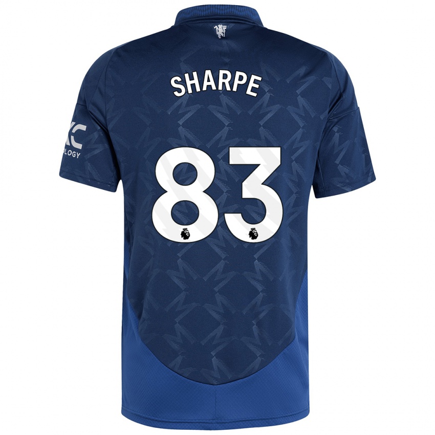 Niño Camiseta Malachi Sharpe #83 Índigo 2ª Equipación 2024/25 La Camisa Chile