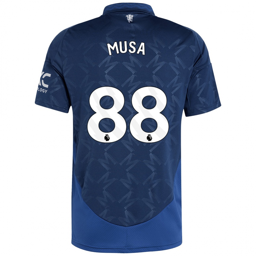 Niño Camiseta Victor Musa #88 Índigo 2ª Equipación 2024/25 La Camisa Chile