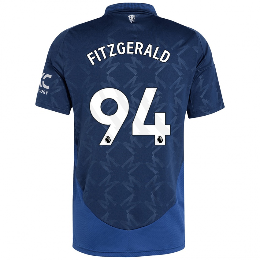 Niño Camiseta Jayce Fitzgerald #94 Índigo 2ª Equipación 2024/25 La Camisa Chile