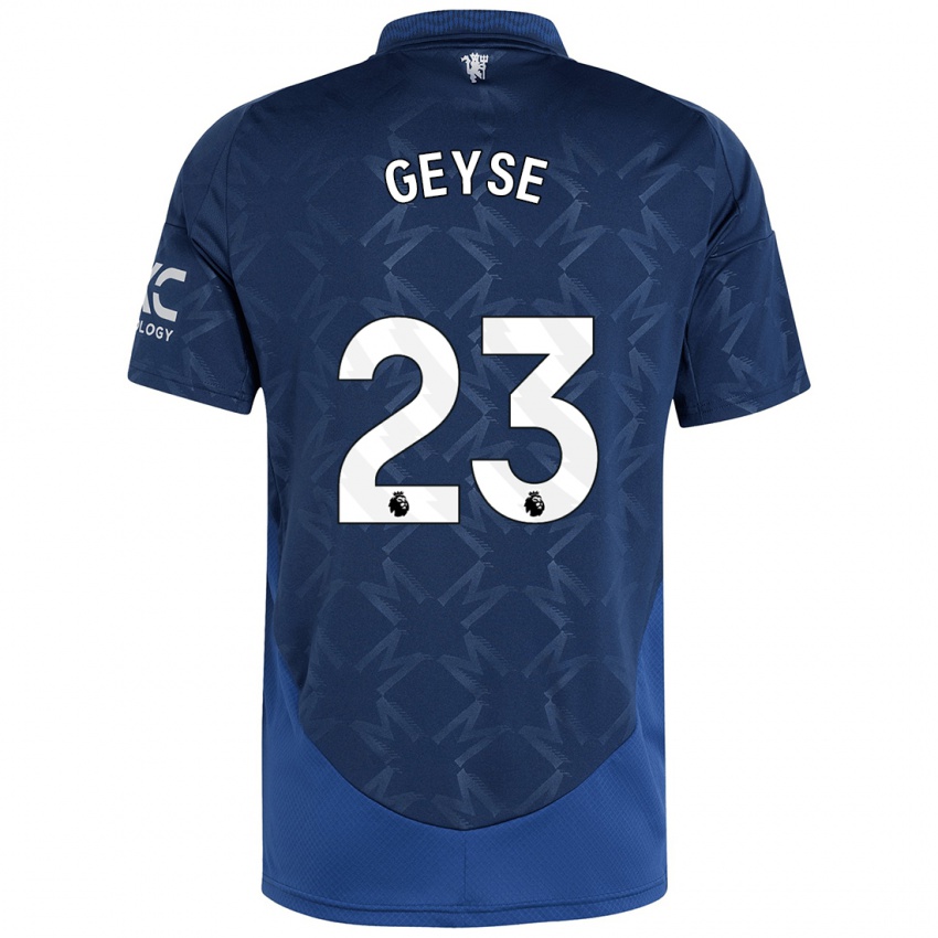 Niño Camiseta Geyse #23 Índigo 2ª Equipación 2024/25 La Camisa Chile