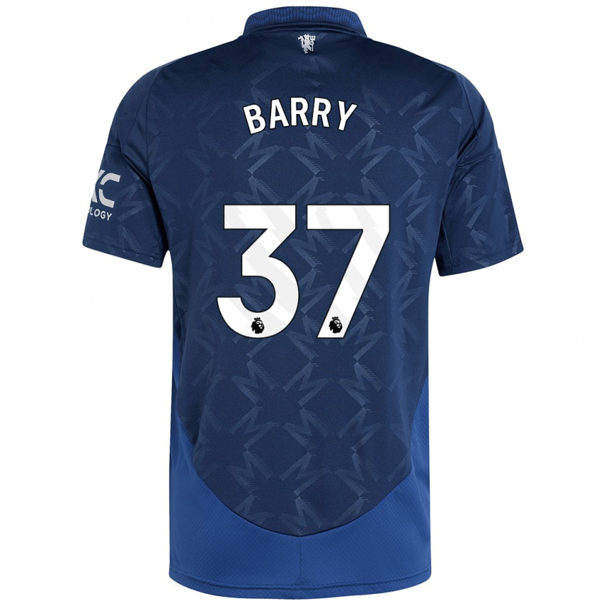 Niño Camiseta Keira Barry #37 Índigo 2ª Equipación 2024/25 La Camisa Chile