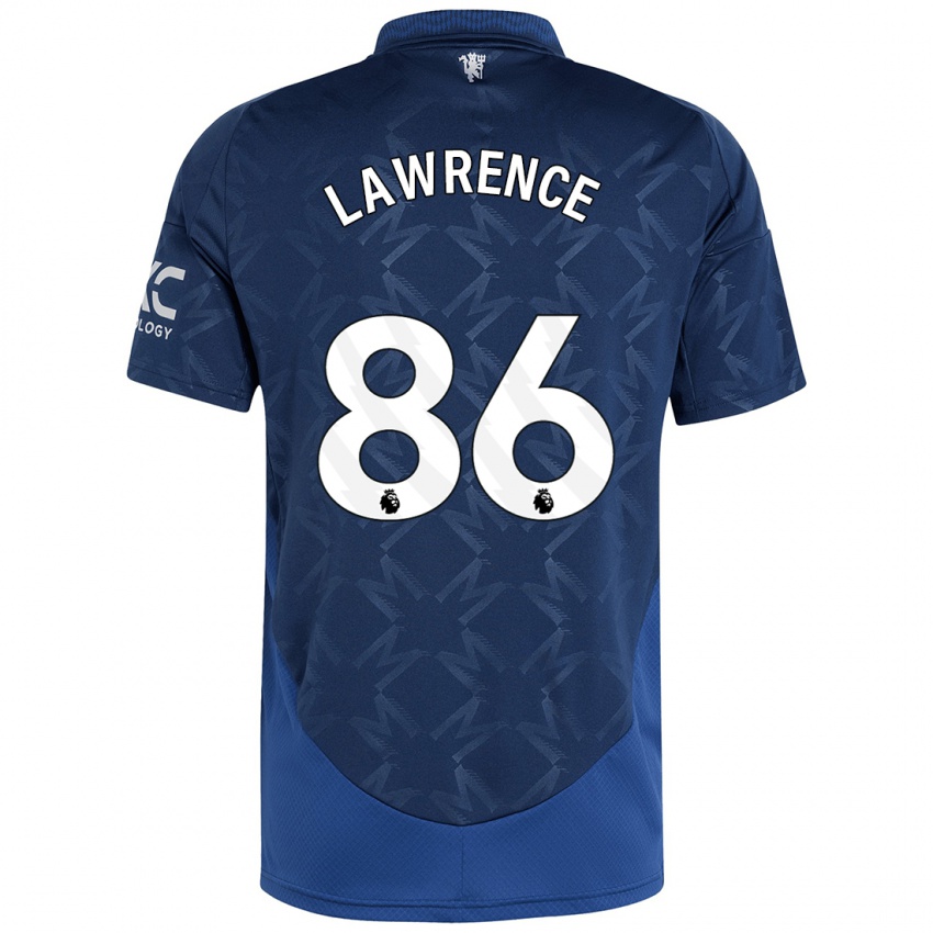 Niño Camiseta Marcus Lawrence #86 Índigo 2ª Equipación 2024/25 La Camisa Chile