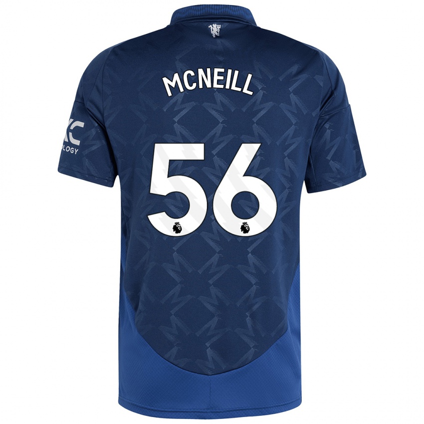 Niño Camiseta Charlie Mcneill #56 Índigo 2ª Equipación 2024/25 La Camisa Chile