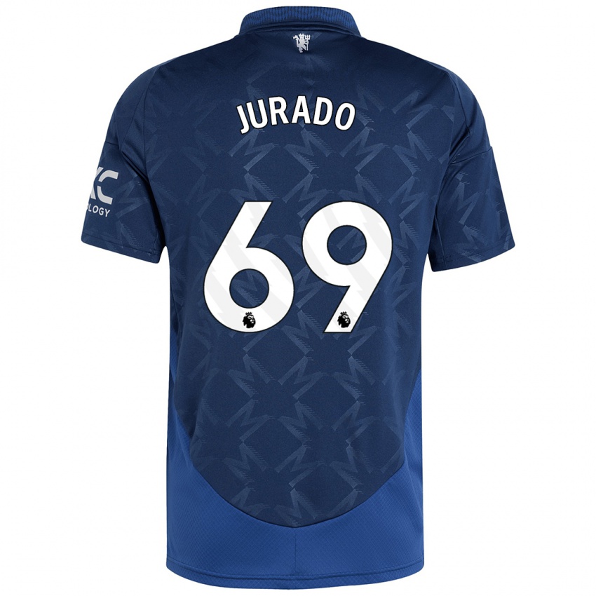 Niño Camiseta Marc Jurado #69 Índigo 2ª Equipación 2024/25 La Camisa Chile