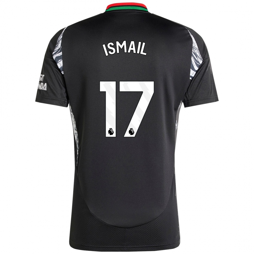 Niño Camiseta Cam'ron Ismail #17 Negro 2ª Equipación 2024/25 La Camisa Chile