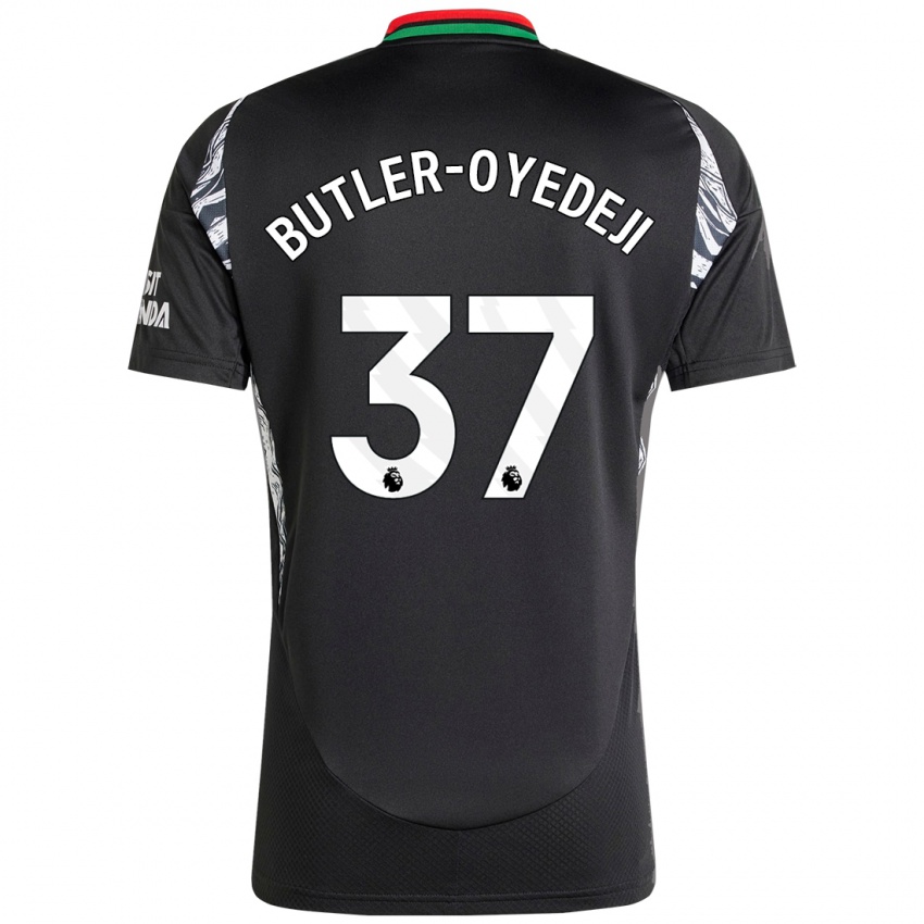 Niño Camiseta Nathan Butler-Oyedeji #37 Negro 2ª Equipación 2024/25 La Camisa Chile