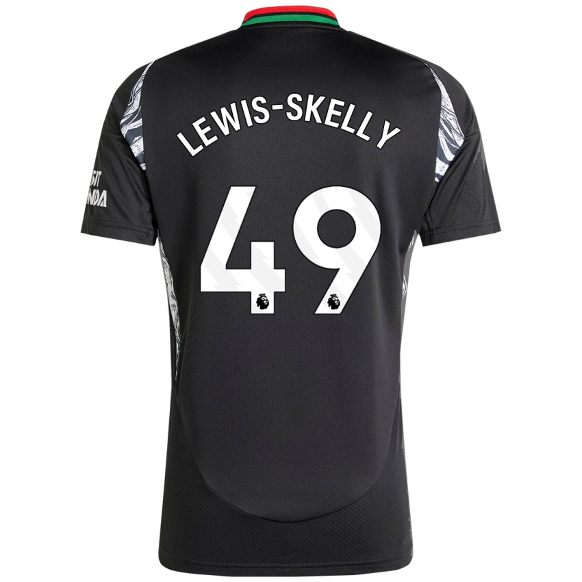 Niño Camiseta Myles Lewis-Skelly #49 Negro 2ª Equipación 2024/25 La Camisa Chile